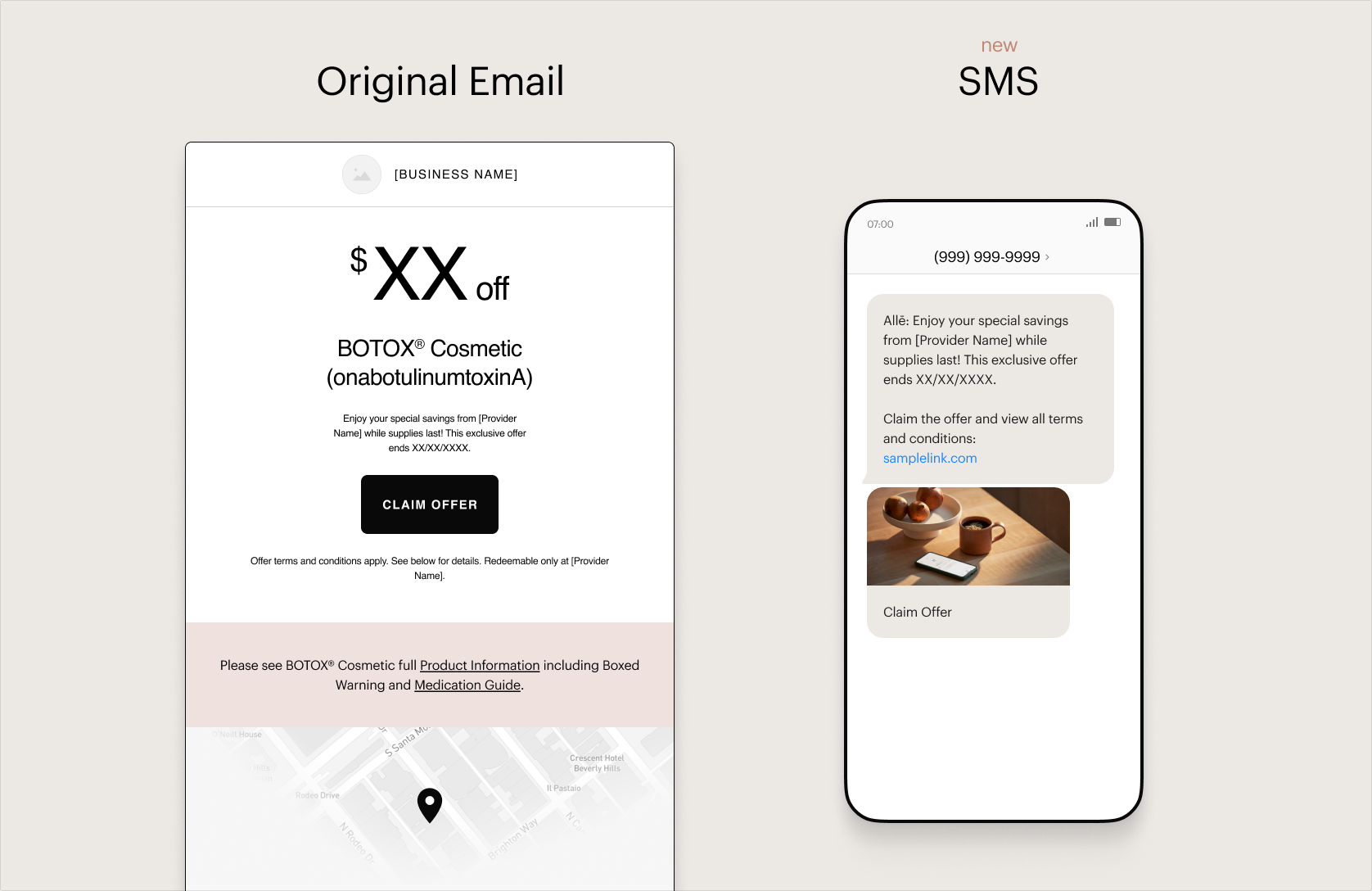 SMS offer campaign templates